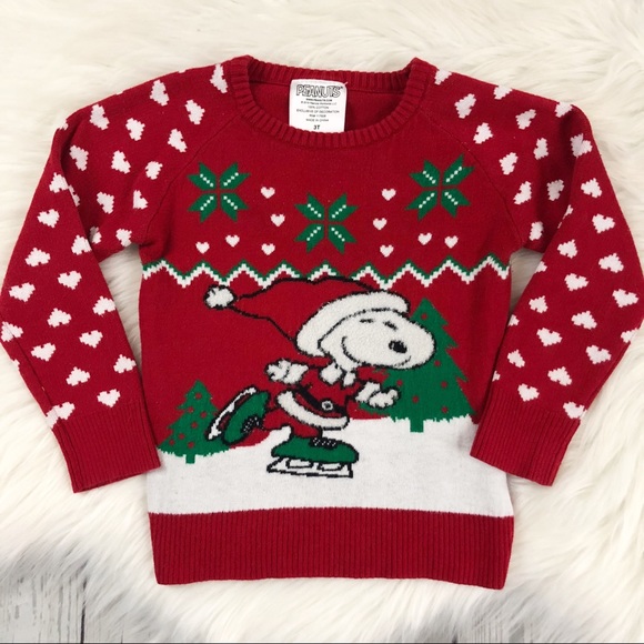 Peanuts Other - Kids Peanuts Snoopy Christmas Sweater Size 3T
